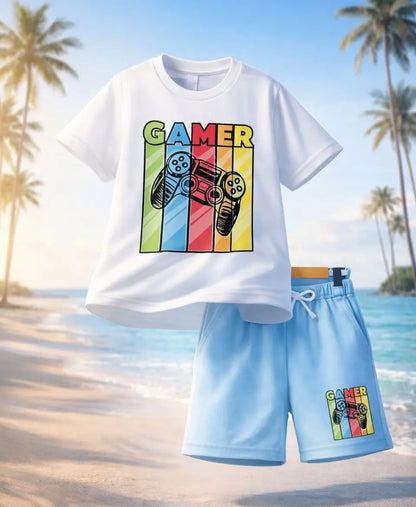 Retro Gamer Summer Suit Set