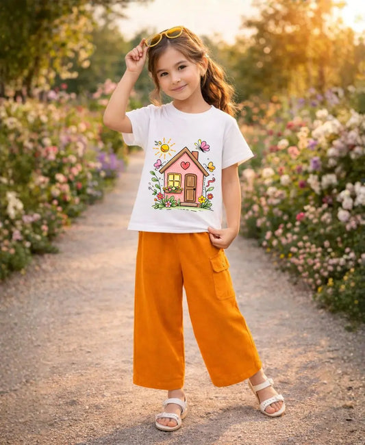 Sweet Home Girls Suit Set