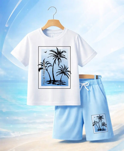 Palm Paradise Summer Suit Set