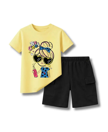 Be Cool Girl White Summer Suit Set