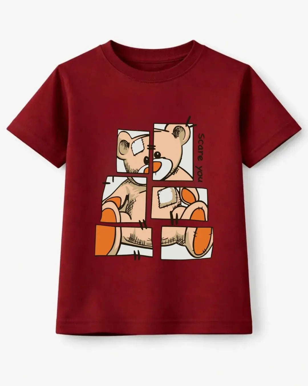 Patchwork Teddy Puzzle T-Shirt