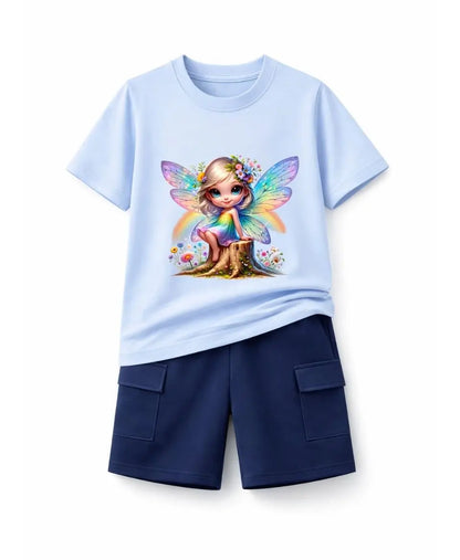 Rainbow Fairy Magic Girls Suit Set