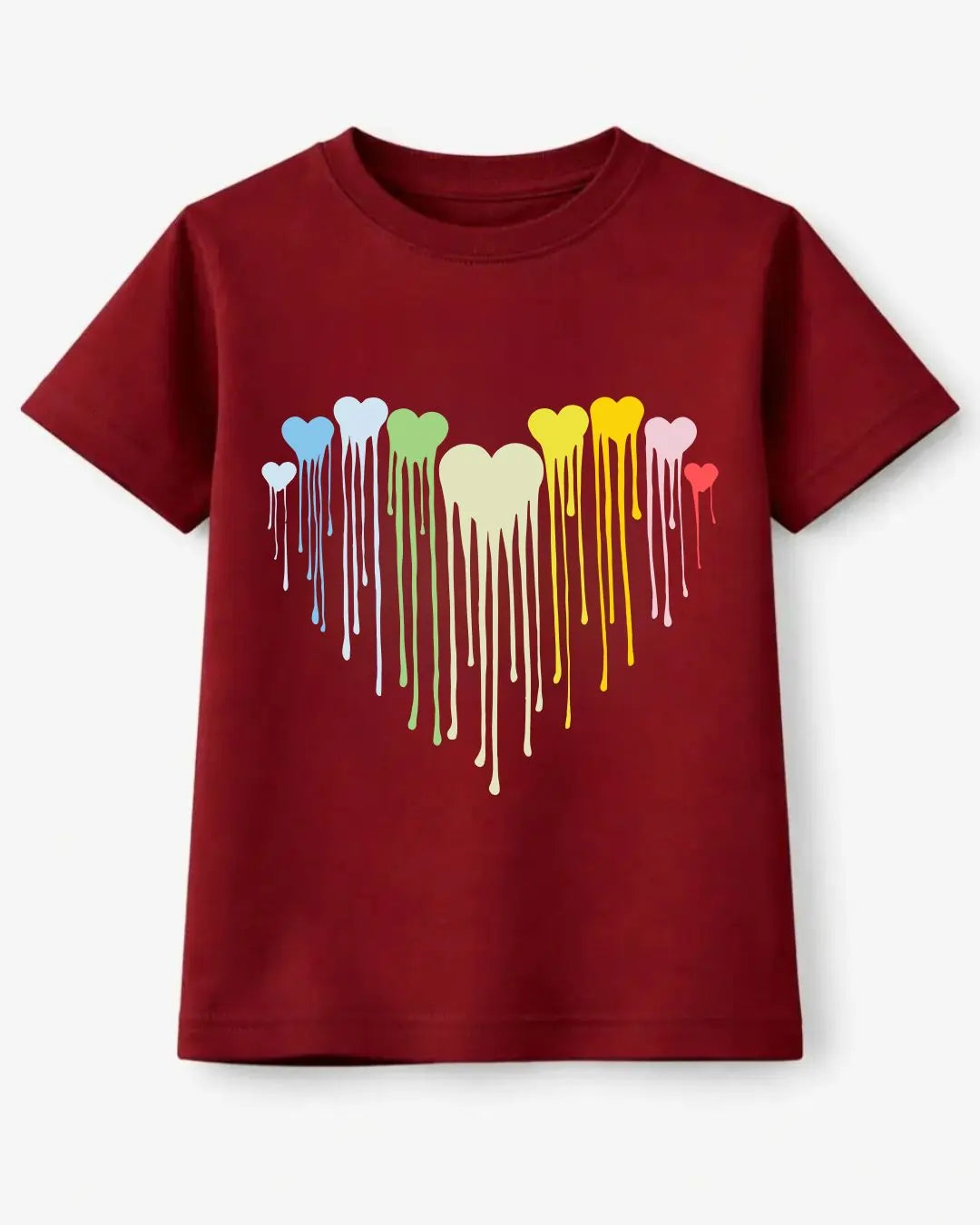 Pastel Drip Hearts T-Shirt