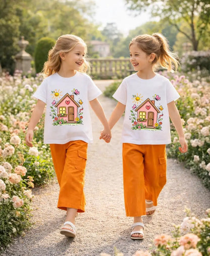 Sweet Home Girls Suit Set