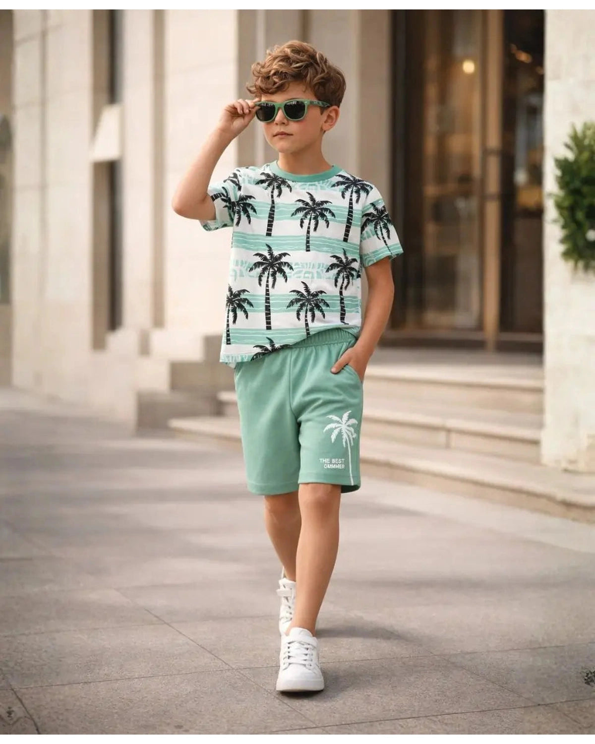 Palm Summer Suit Set