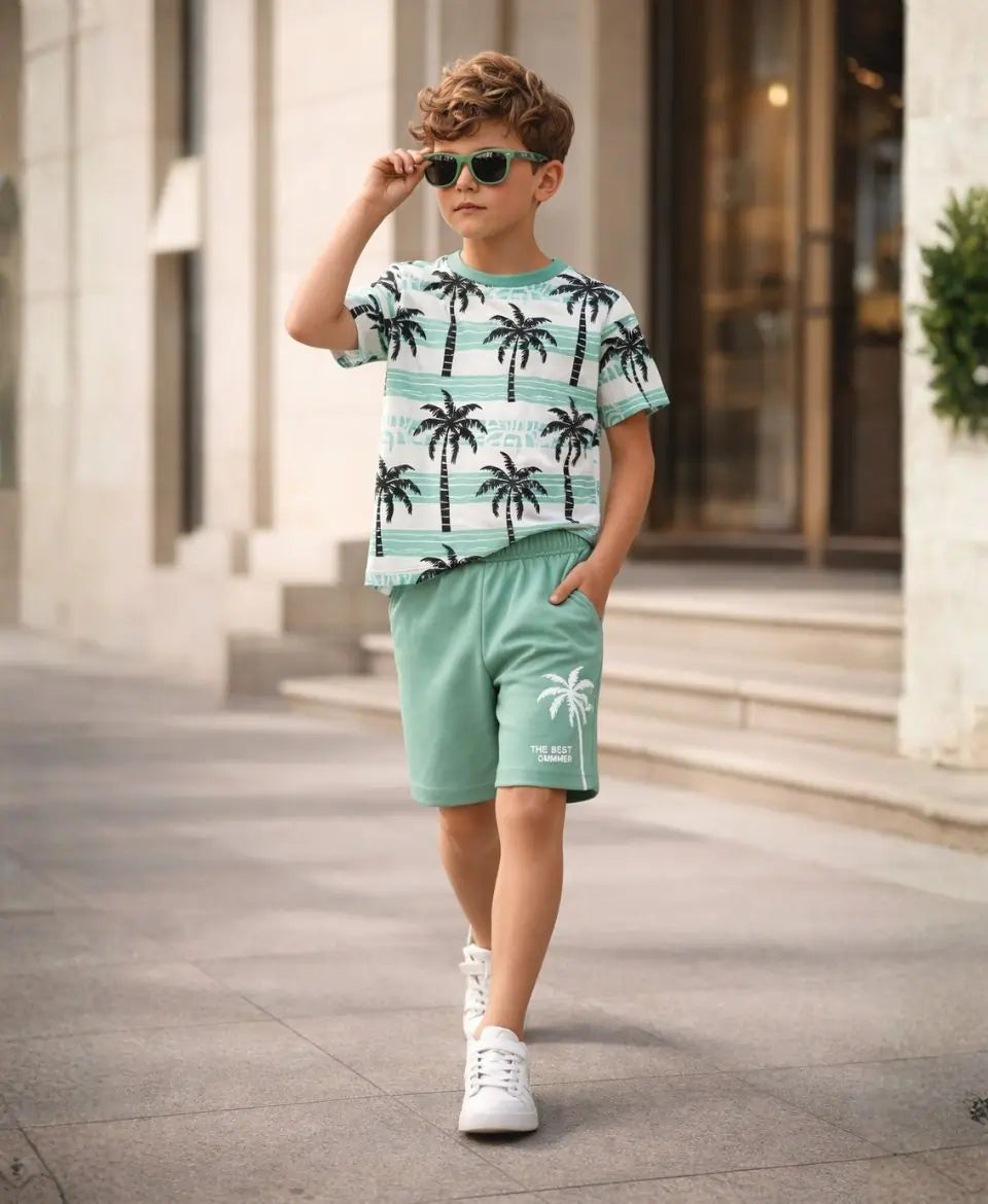 Palm Summer Suit Set