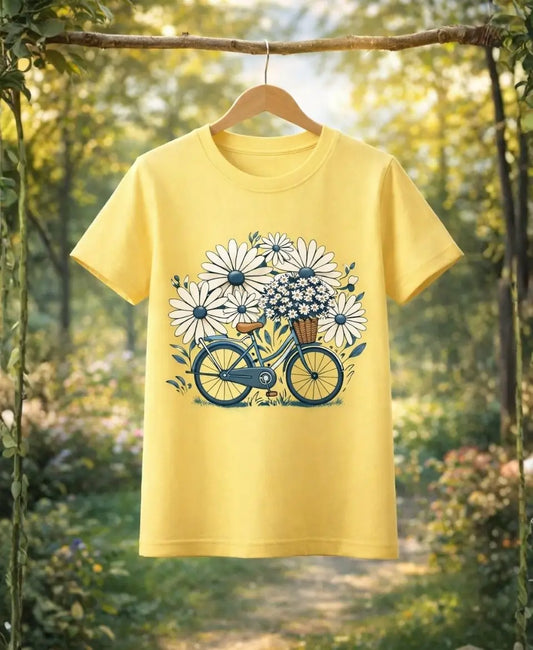 Daisy Bicycle Bloom T-Shirt