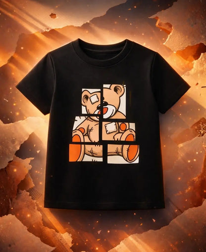 Patchwork Teddy Puzzle T-Shirt