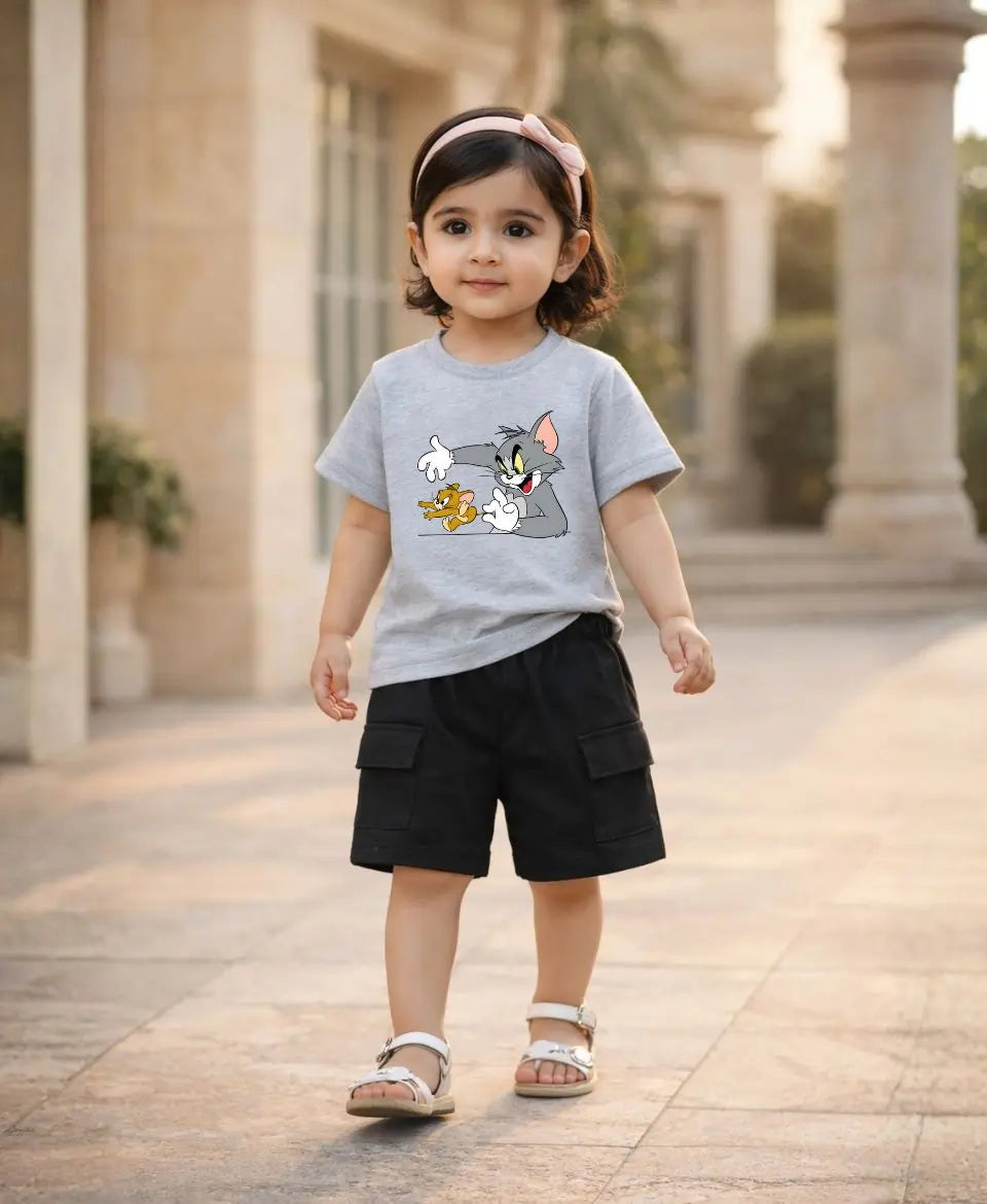 Tom & Jerry Graphic Summer Suit Set