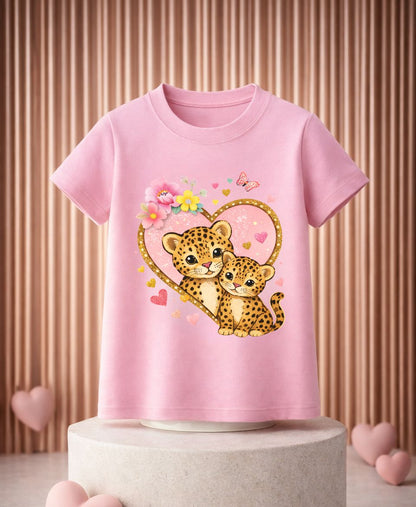 Leopard Love Girls T-Shirt