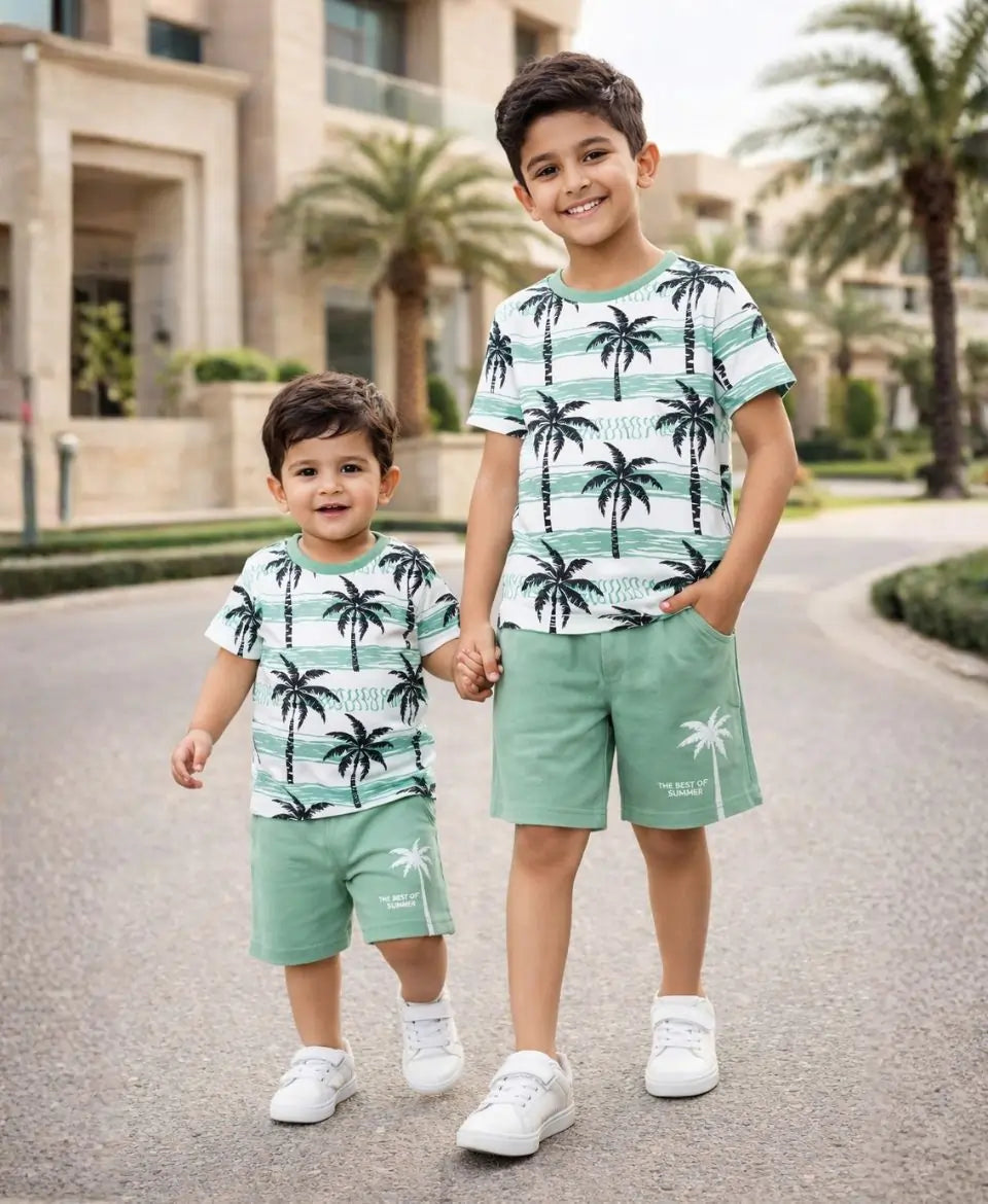 Palm Summer Suit Set