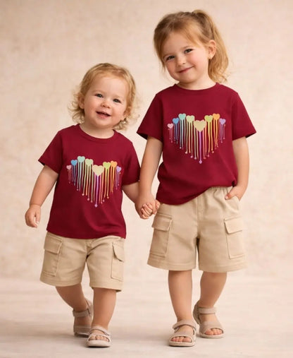 Dripping Hearts Summer Suit Set