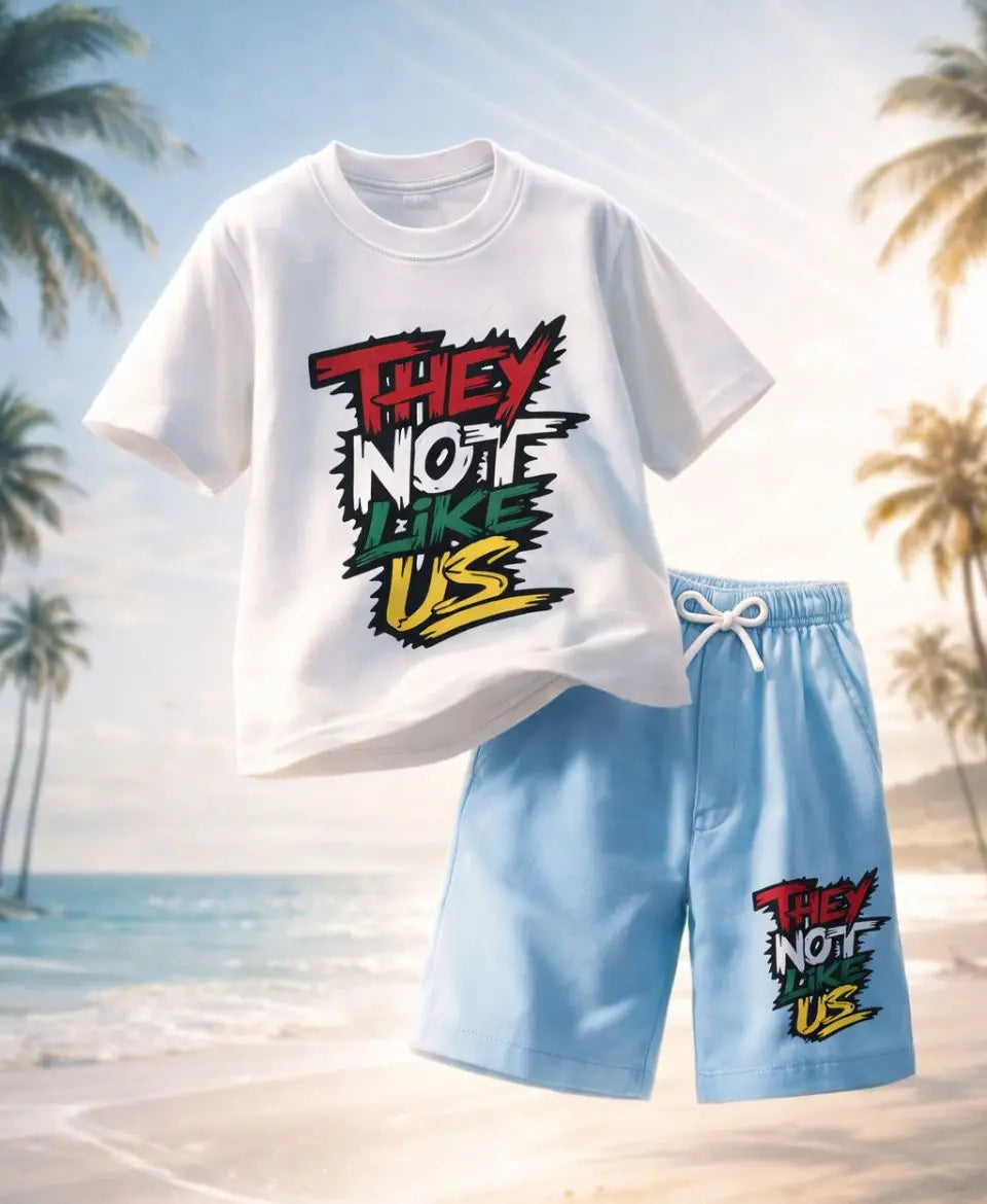 They Not Like Us Summer Suit Set