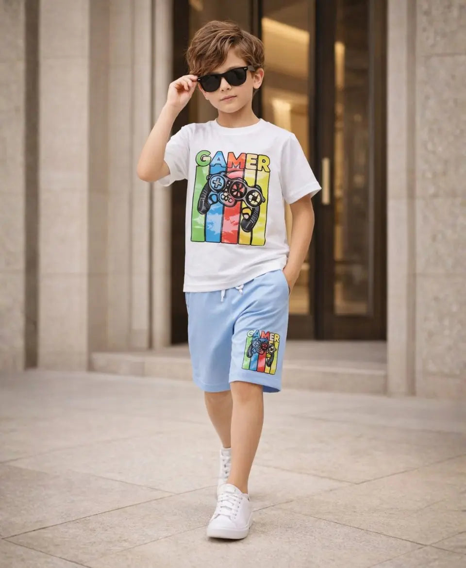 Retro Gamer Summer Suit Set