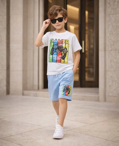 Retro Gamer Summer Suit Set