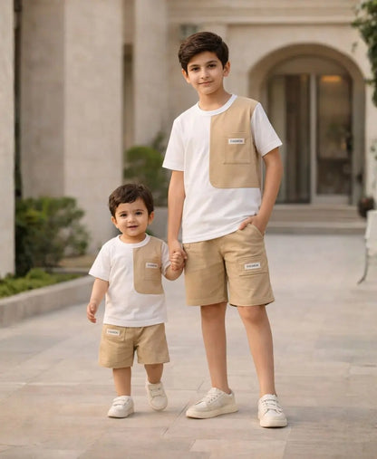 Fashion Pocket Suit Set