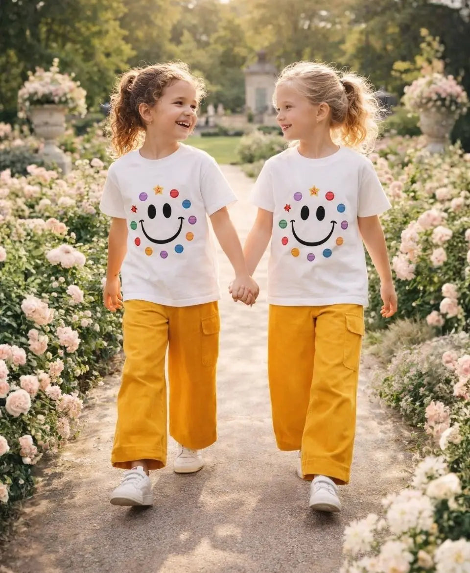 Happy Smile Girls Suit Set