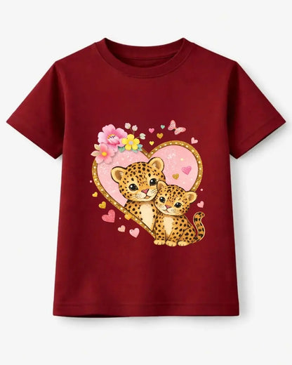 Leopard Love Girls T-Shirt