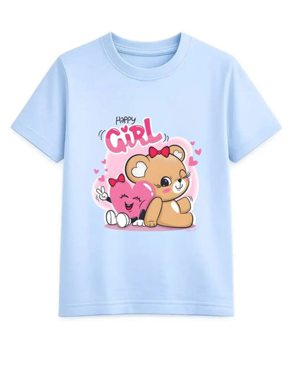 Happy Girl Teddy T-Shirt