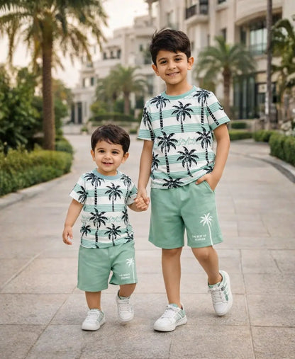 Palm Summer Suit Set