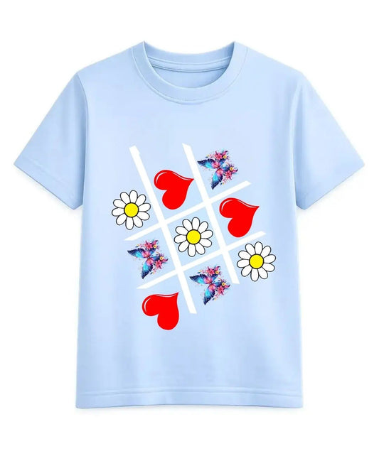 Floral Hearts Tic Tac T-Shirt