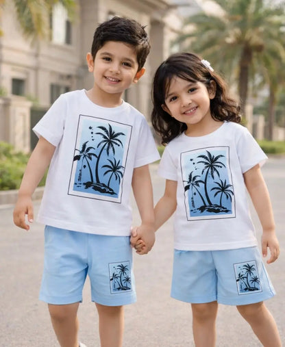 Palm Paradise Summer Suit Set