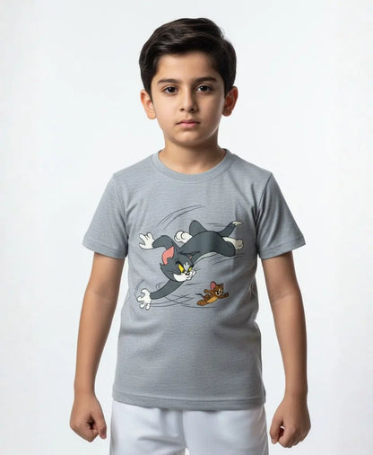 Boys Fast Cat & Mouse Chase T-Shirt