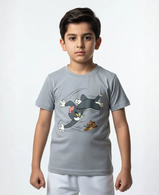 Boys Fast Cat & Mouse Chase T-Shirt