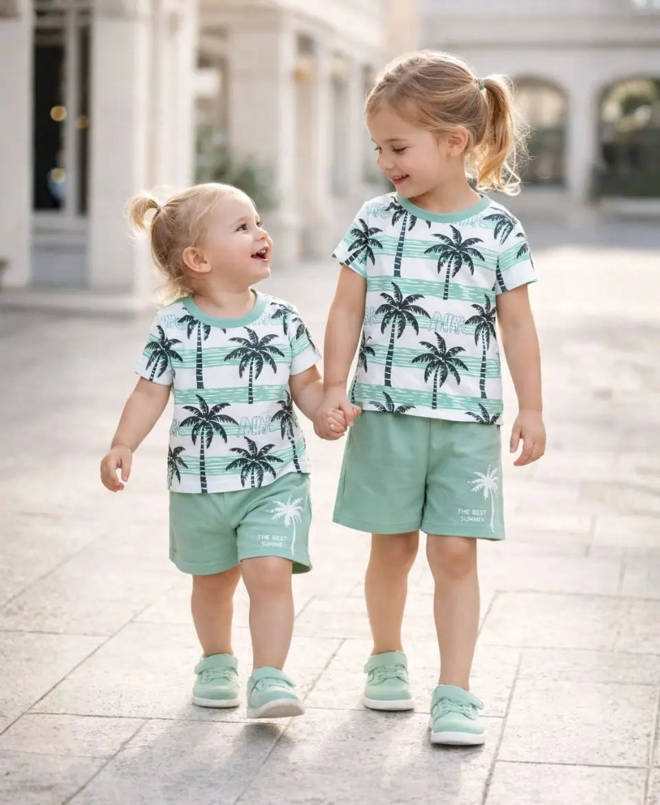 Palm Summer Suit Set