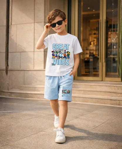 Great Vibes Graphic Suit Set