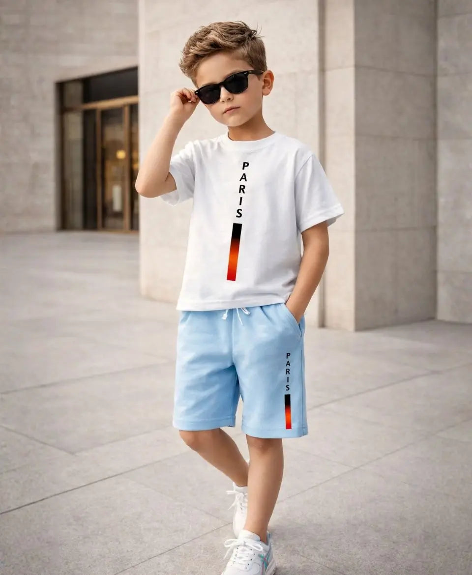 Paris Gradient Summer Suit Set