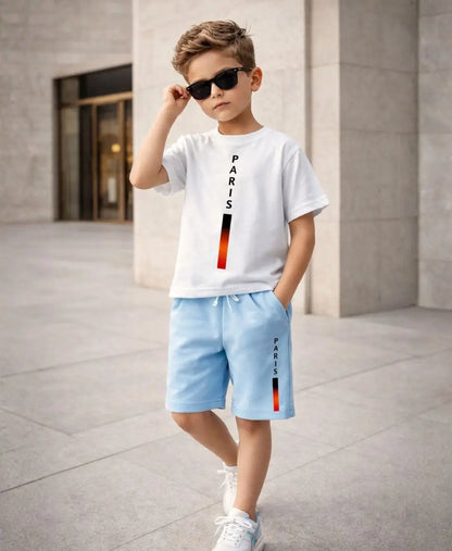 Paris Gradient Summer Suit Set