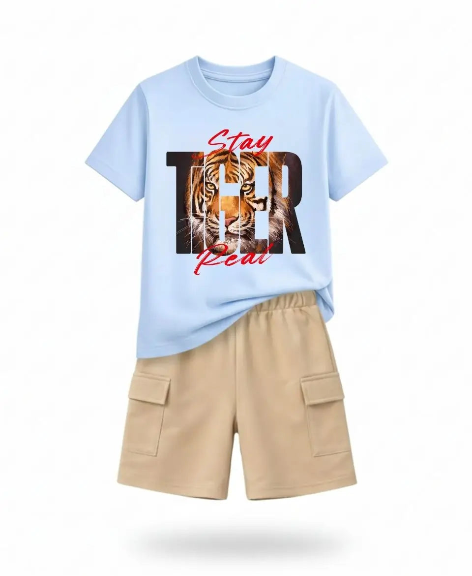 Tiger Graphic Kids Suit Set