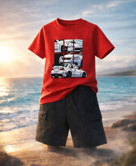 Midnight Street Racer Kids Suit Set