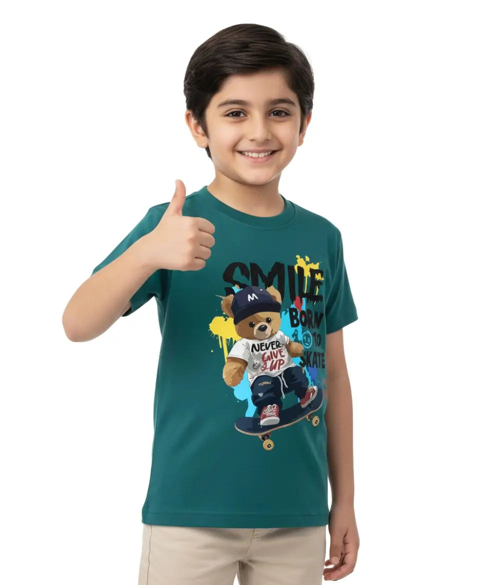 Smile Born to Skate T-Shirt