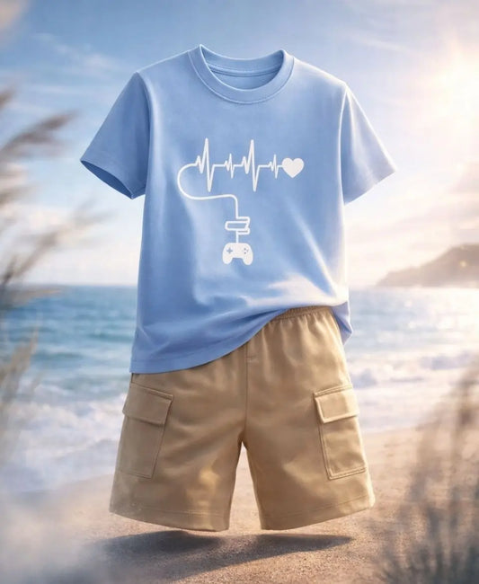 Heartbeat Gamer Kids Suit Set
