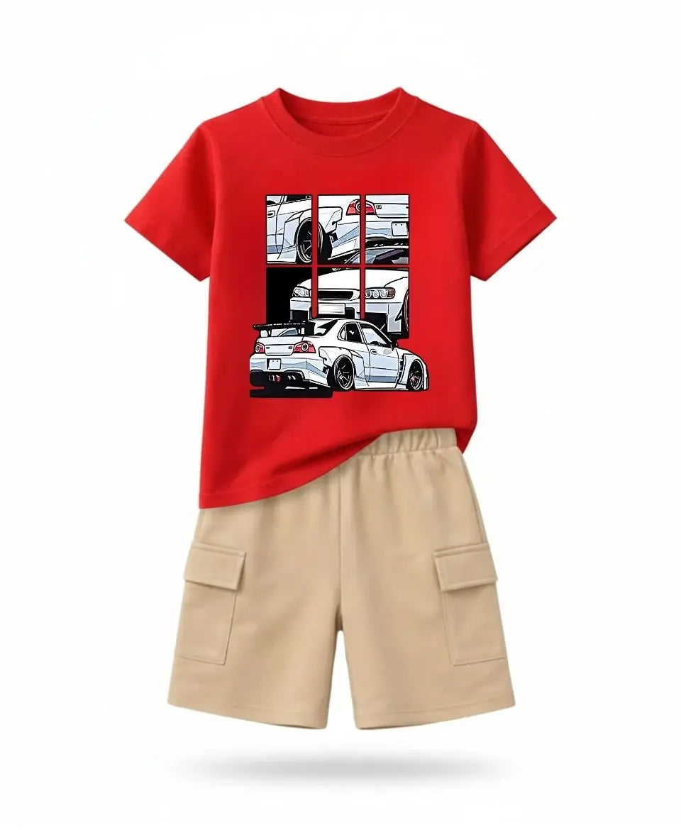 Midnight Street Racer Kids Suit Set