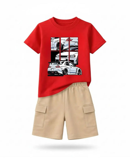 Midnight Street Racer Kids Suit Set