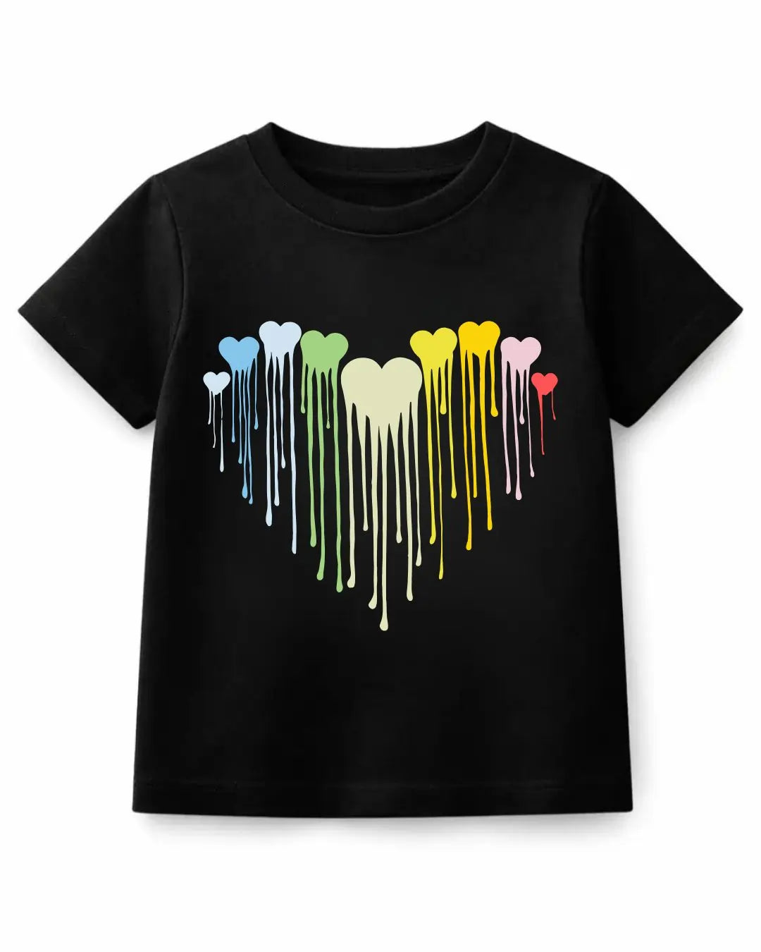 Pastel Drip Hearts T-Shirt