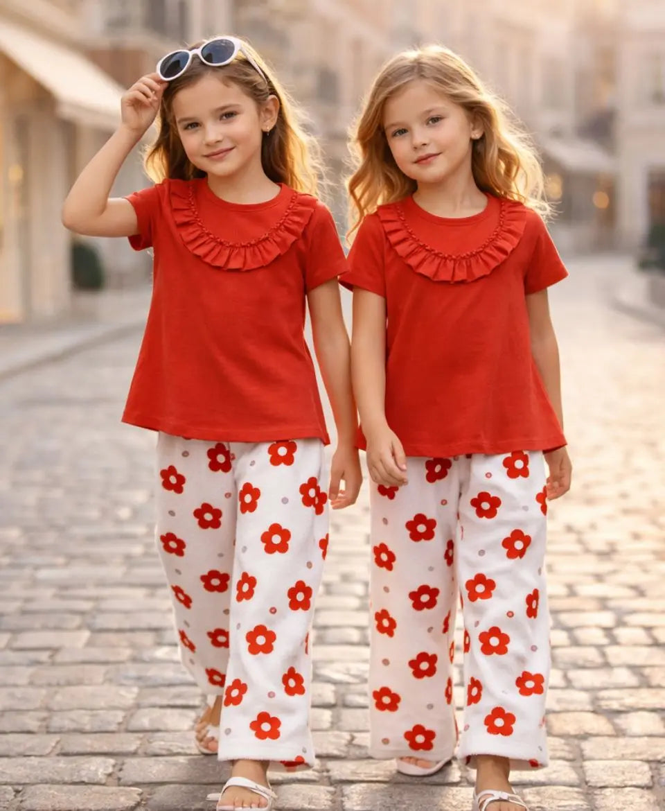 Floral Bloom Summer Suit Set