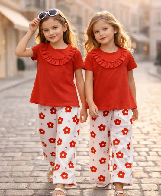 Floral Bloom Summer Suit Set