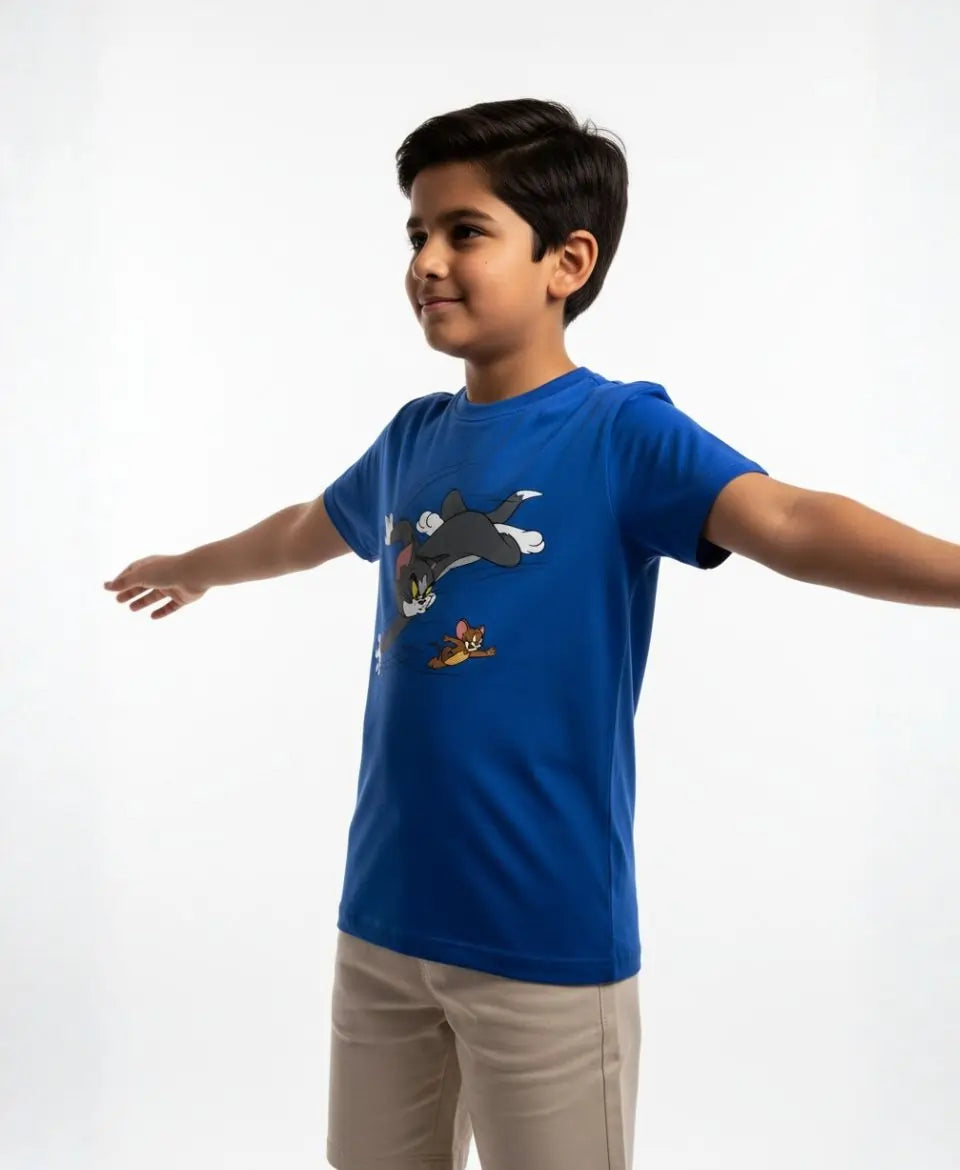 Boys Fast Cat & Mouse Chase T-Shirt