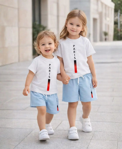 Paris Gradient Summer Suit Set