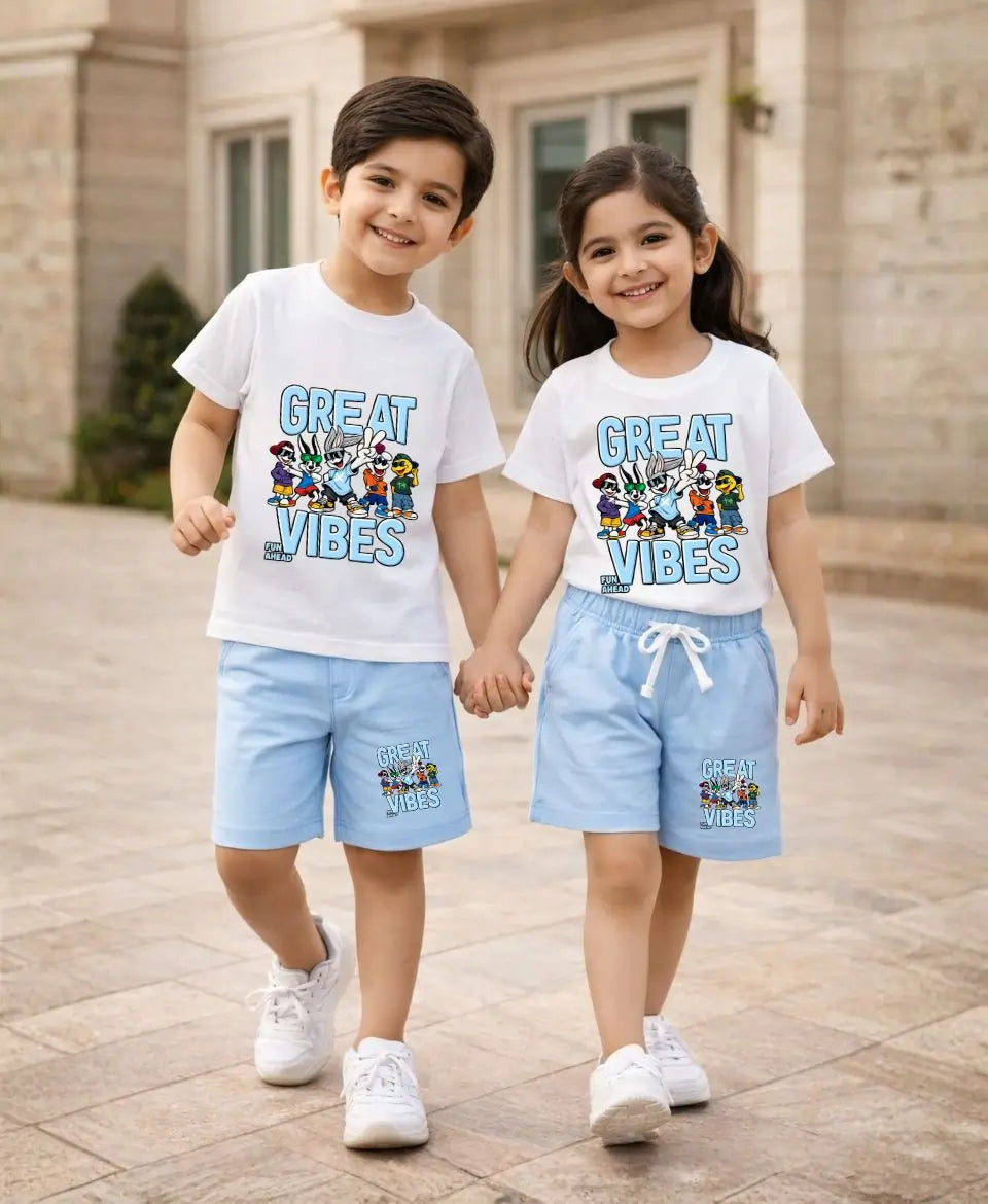 Great Vibes Graphic Suit Set