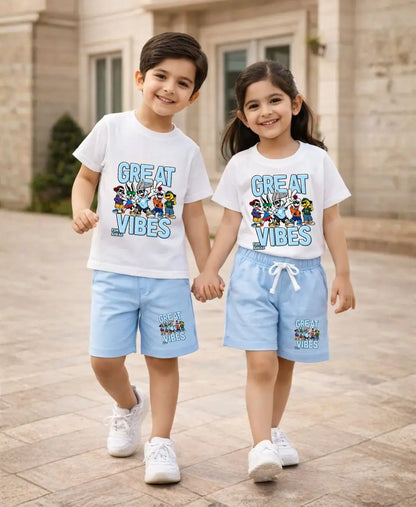 Great Vibes Graphic Suit Set