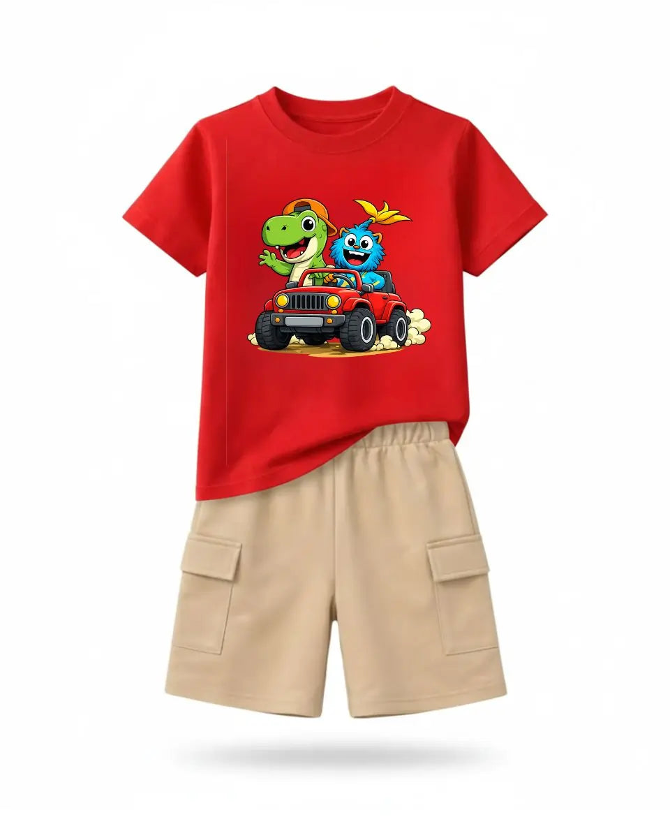 Dino Jeep Adventure Suit Set