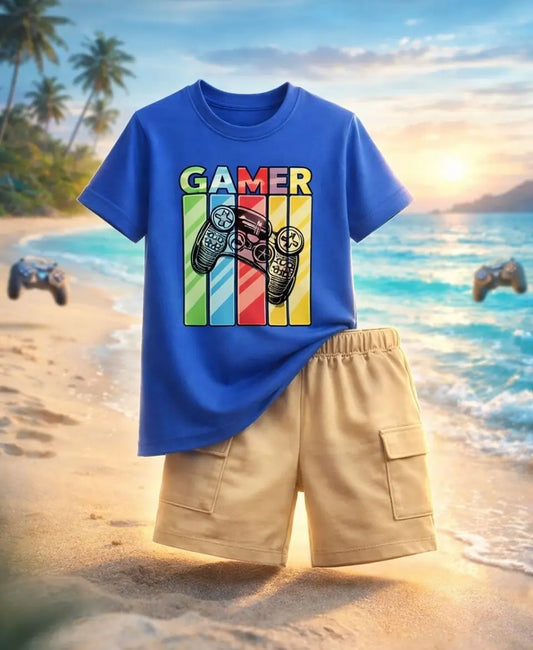 Retro Gamer Vibes Suit Set