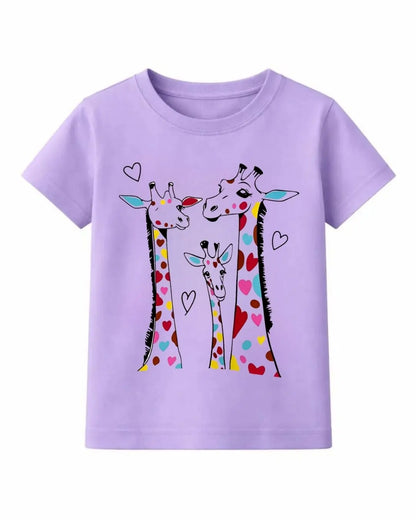Love Giraffe Family T-Shirt