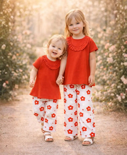 Floral Bloom Summer Suit Set