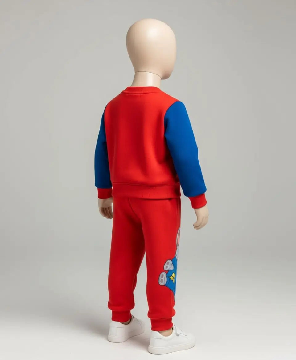 Boys Fleece Sweatshirt & Trouser Set – Red PAW Patrol Winter Outfit